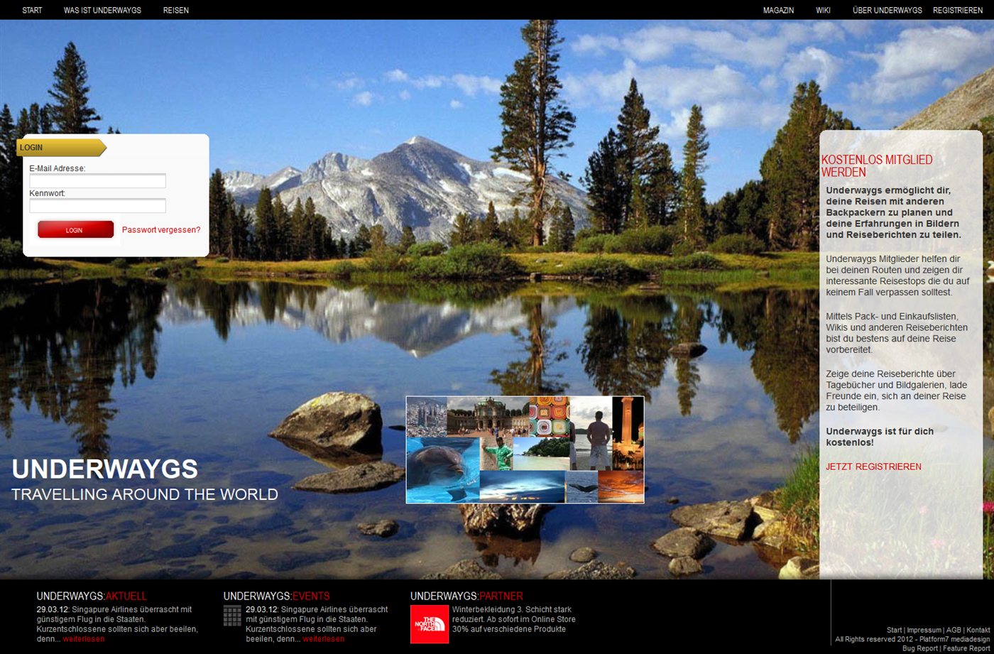 Webdesign-Referenz: UNDERWAYGS